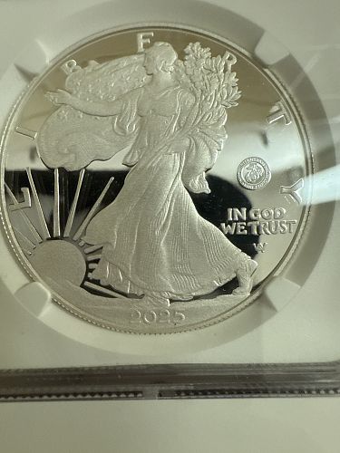 2025 American silver eagle marine advanced release NGC PF69