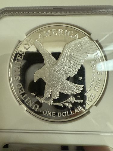2025 American silver eagle marine advanced release NGC PF69