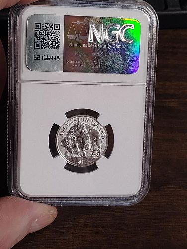 2024 1/4 OZ SILVER ASCENSION $ 1 DAMSTRA FRACTIONAL SET EARLY RELEASE REV. PF 70 PSS