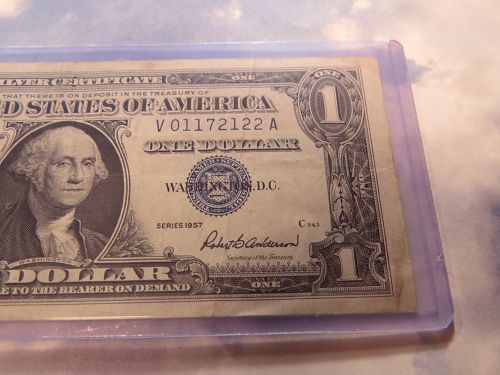 1957  $1 SILVER CERTIFICATE - BLUE SEAL - LOT J626