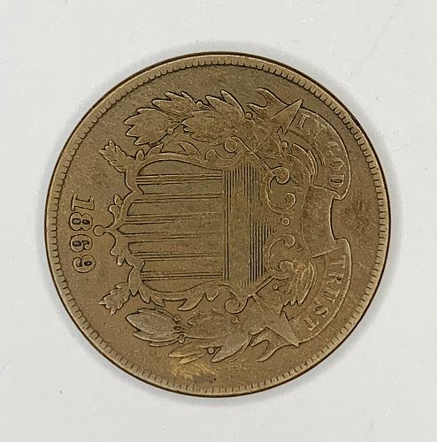 1869 P Two Cents