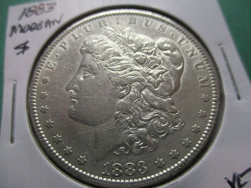 1883  XF45 Morgan Dollar.  Item: DM 83-25.