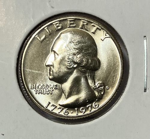 1976 D Washington quarter from mint set