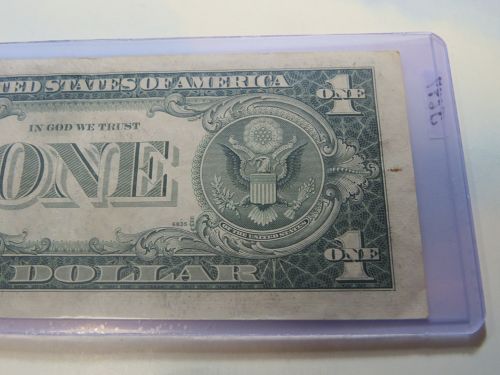 1935 H  $1 SILVER CERTIFICATE - BLUE SEAL - LOT J677
