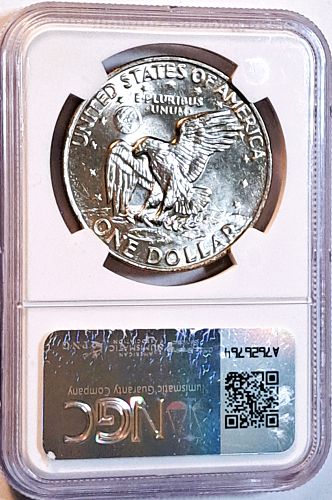 Super Gem & Very Rare-1973 Eisenhower Dollar NGC-MS-66 -Highest grade available