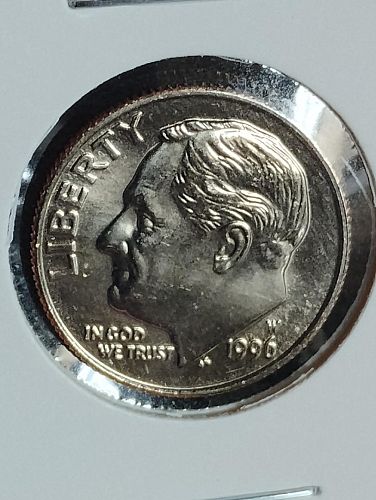 1996-W ROOSEVELT DIME MS-66 , FULL TORCH  ONE OF A KIND FROM WEST POINT MINT!!!