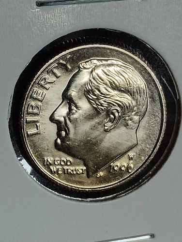 1996-W ROOSEVELT DIME MS-66 , FULL TORCH  ONE OF A KIND FROM WEST POINT MINT!!!