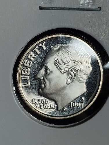 1997-S 90 % SILVER ROOSEVELT DIME PF 67 DCAM