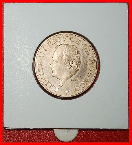 Ⰿ FRANCE: MONACO ★ 10 FRANCS 1949-1974 UNC MINT LUSTRE RARE! RAINIER III (1949-2005)