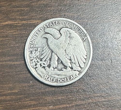 1916 P Walking Half Dollar - F