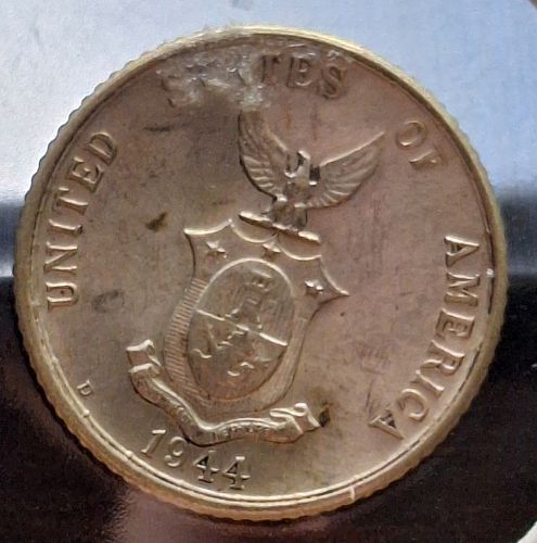 (2 COINS) 1944-D Philippines 50 and 20 Centavos