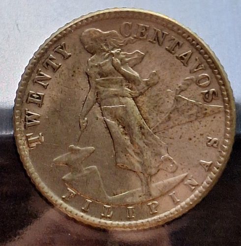 (2 COINS) 1944-D Philippines 50 and 20 Centavos
