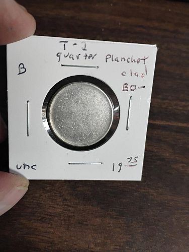 TYPE-2 CLAD QUARTER BLANK PLANCHET UNCIRCULATED