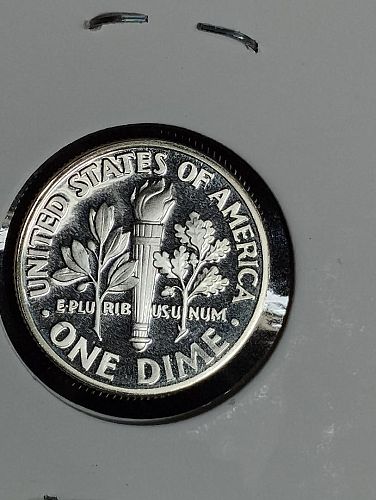 1997-s roosevelt dime pf69dcam 90% silver lot # 1