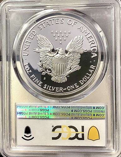 1986 Proof American Silver Eagle PCGS PR69 DCAM w/OGP Flawless Intense Contrast