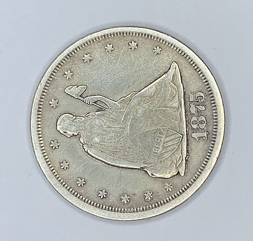 1875 S Twenty Cents - VF/XF