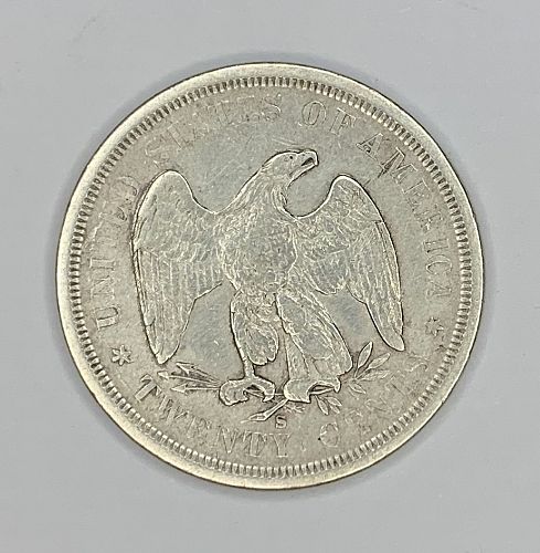 1875 S Twenty Cents - VF/XF
