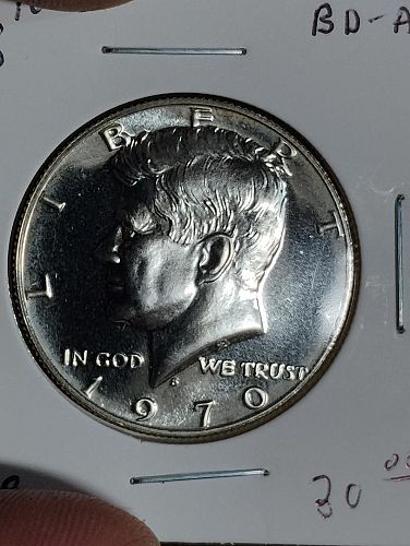 1970-S KENNEDY HALF DOLLAR PROOF-69  40% SILVER