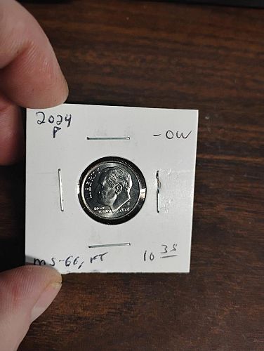 2024-P ROOSEVELT DIME MS-66 , FT