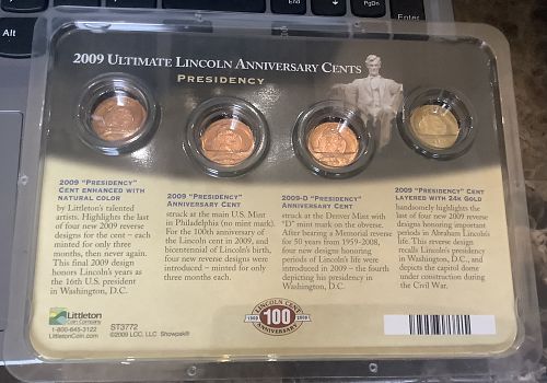 2009 Ultimate Lincoln Anniversary Cents Presidency
