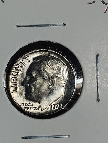 1972 roosevelt dime ms-66