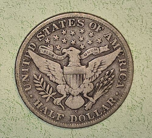 1910-S Barber Half Dollar Fine-12