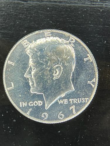 1967-P SMS Kennedy Half Dollar
