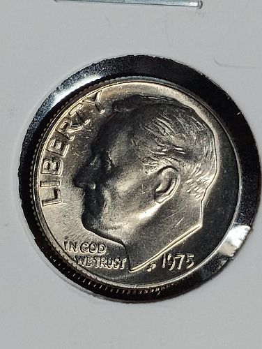 1975 ROOSEVELT DIME MS-65