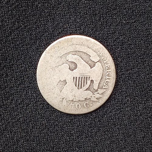 1834 Capped Bust Dime Large 4