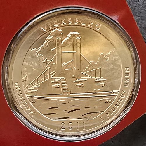 2011-D Vicksburg Quarter - BU in Original Mint Cello (M61)