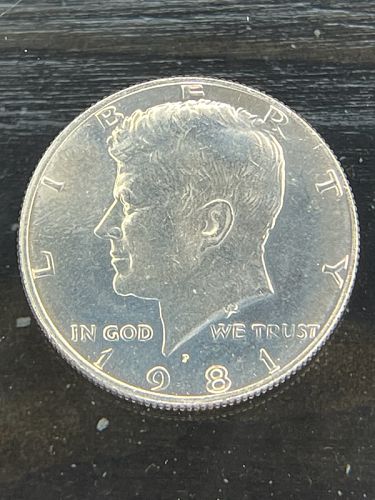 1981-P & 1981-D & 1981-S Proof - Three Kennedy Half Dollars