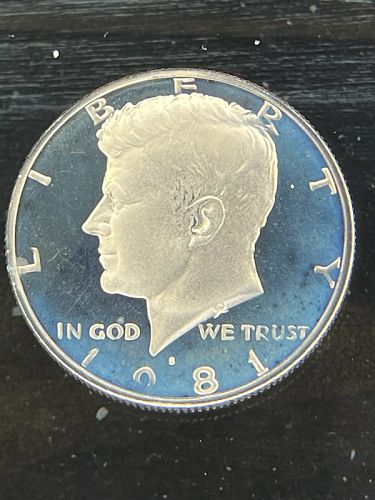 1981-P & 1981-D & 1981-S Proof - Three Kennedy Half Dollars