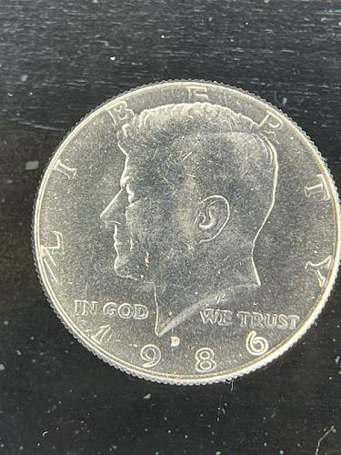 1986-P & 1986-D & 1986-S Proof - Three Kennedy Half Dollars