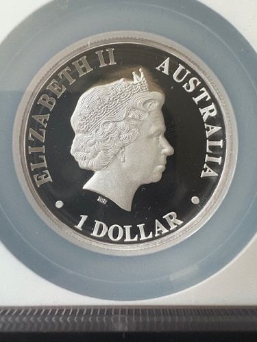 2012-P Australia $1 Koala High Relief. NGC PF 70 Ultra Cameo First Releases.