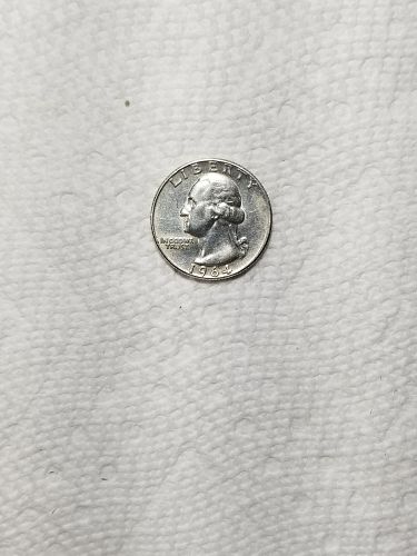 1964 D Washington Quarter