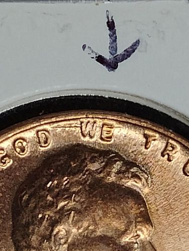 1944 LINCOLN WHEAT CENT MS-66 R DIE CLASH ON REVERSE , DIE CRACK OBVERSE