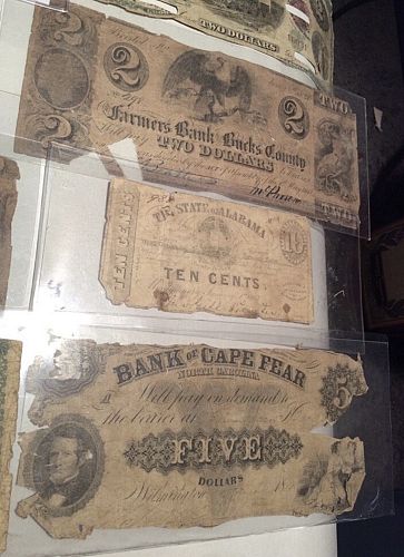 1800s Obsolete Currency Collection 17 Old Notes- MANY Rare Banks & Denominations