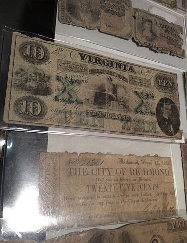 1800s Obsolete Currency Collection 17 Old Notes- MANY Rare Banks & Denominations