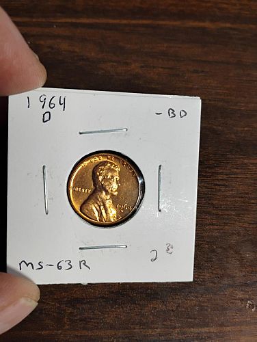 1964-D LINCOLN MEMORIAL CENT MS-63 RED