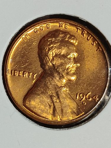 1964-D LINCOLN MEMORIAL CENT MS-63 RED