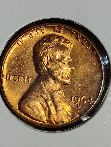 1964-D LINCOLN MEMORIAL CENT MS-63 RED