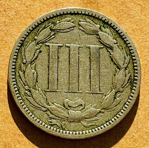 1870 Three-Cent Nickel