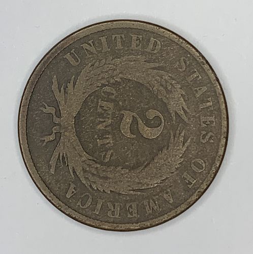 1867 P Two Cents
