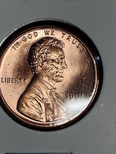 1991 LINCOLN MEMORIAL CENT MS-66 RED