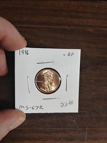 1996 LINCOLN MEMORIAL CENT MS-67 R