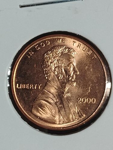 2000 LINCOLN MEMORIAL CENT MS-66 RED