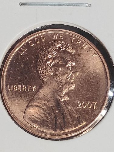 2007 LINCOLN  MEMORIAL CENT MS-66R