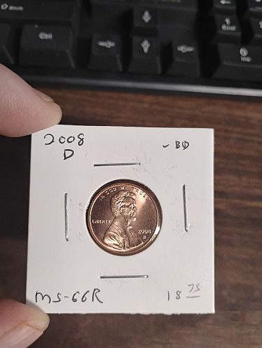 2008-D LINCOLN MEMORIAL CENT MS-66 RED