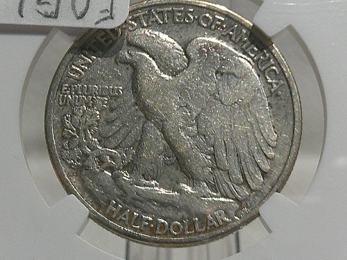 1946 (P) Walking Liberty Half Dollar DDR Graded NGC Fine-15 FS-50-1946-801.    9