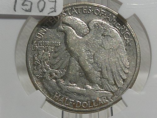 1946 (P) Walking Liberty Half Dollar DDR Graded NGC Fine-15 FS-50-1946-801.    9